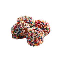 An image of our Cake Glazed W/Rainbow Sprinkles - Pinkbox Doughnuts®