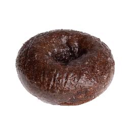 An image of our Dark & Simple donut - Pinkbox Doughnuts®