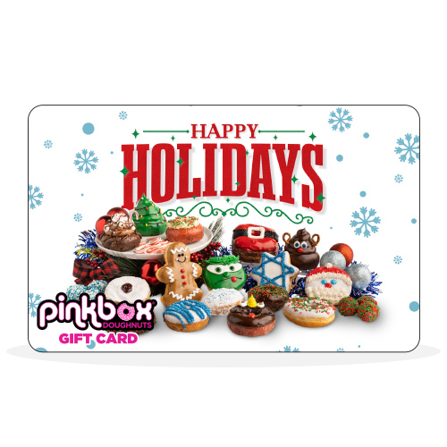 Pinkboix Doughnuts holiday gift cards