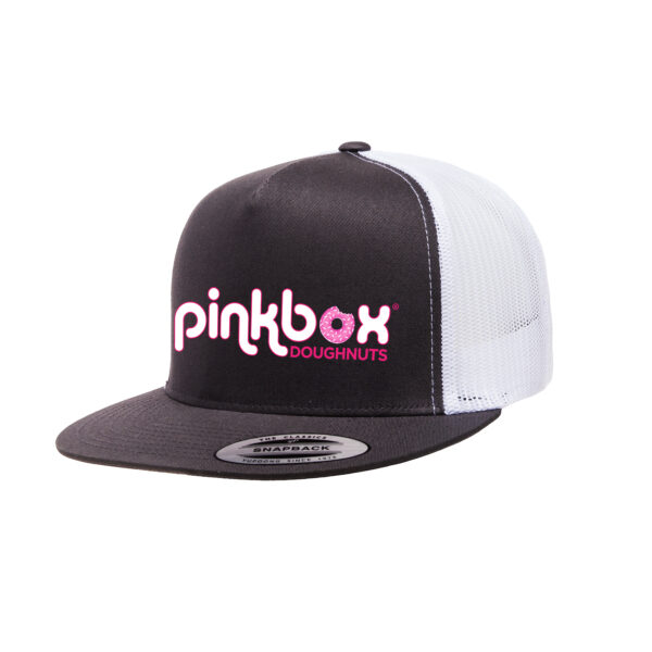 Black trucker hat - Pinkbox Doughnuts® Apparel Las Vegas