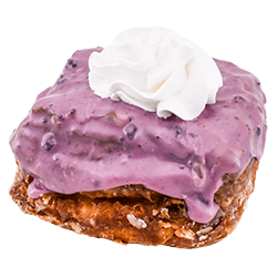 An image of our Blue Face DoughCro donut - Pinkbox Doughnuts®