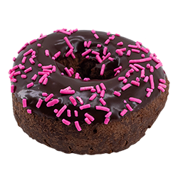 An image of our Chocolate Diva donut - Pinkbox Doughnuts®