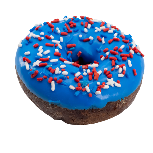 An image of our American Sprinkle donut - Pinkbox Doughnuts®