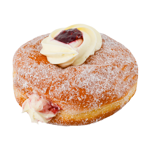 An image of our Baby Got Razz donut - Pinkbox Doughnuts®