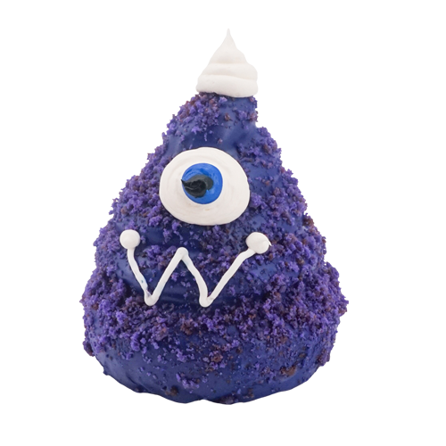 An image of our Purple People Eater donut - Pinkbox Doughnuts®