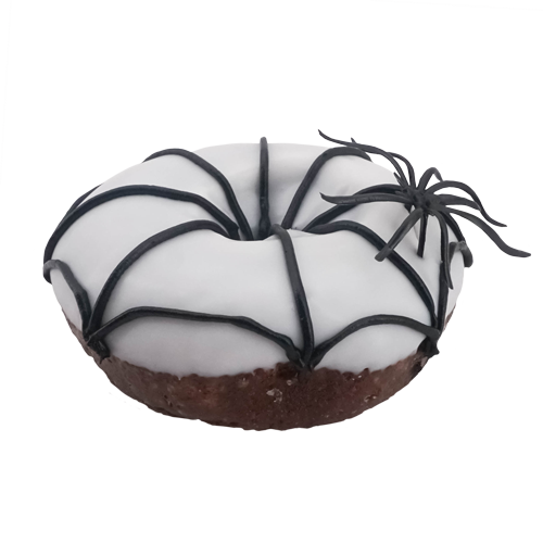 An image of our Spider Ring donut - Pinkbox Doughnuts®