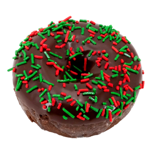 An image of our Christmas Diva donut - Pinkbox Doughnuts®
