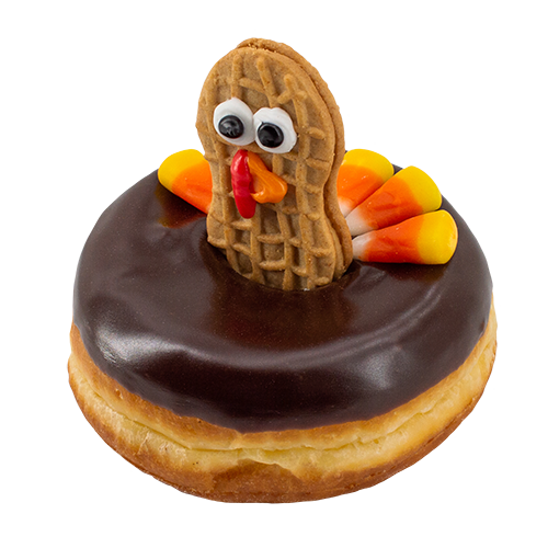 An image of our Cookie Turkey donut - Pinkbox Doughnuts®