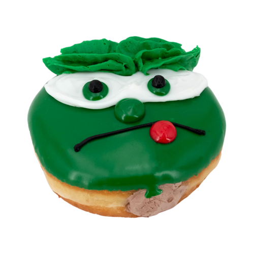An image of our Grinch donut - Pinkbox Doughnuts®