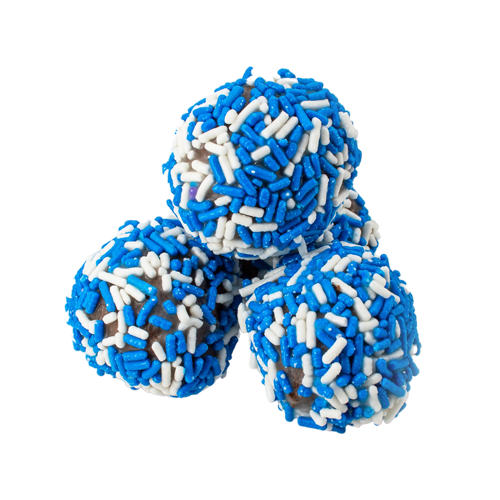 An image of our Hanukkah PeeWeez® donut - Pinkbox Doughnuts®