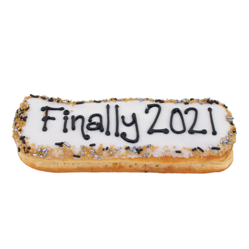 An image of our New Year's Eve bar donut - Pinkbox Doughnuts®