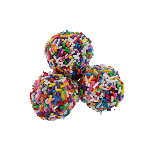 An image of our Cake Glazed W/Rainbow Sprinkles - Pinkbox Doughnuts®