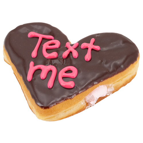An image of our I Heart U donut - Pinkbox Doughnuts®