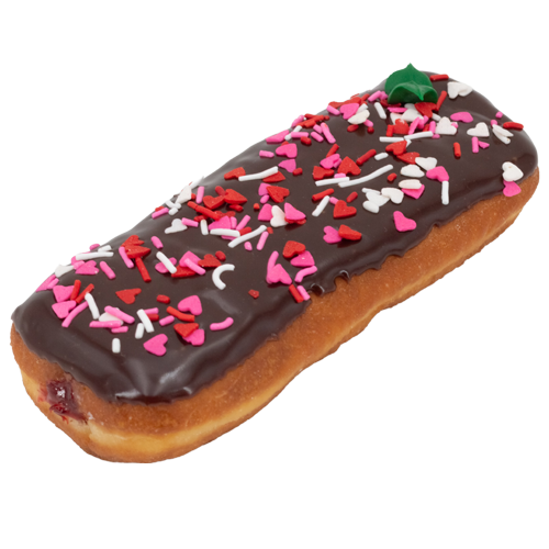 An image of our Vegan Valentine's Day donut - Pinkbox Doughnuts®