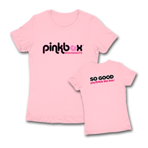 Pinkbox Doughnuts women's T shirt