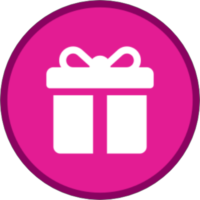 Pinkbox Perks birthday icon - Pinkbox Doughnuts rewards program