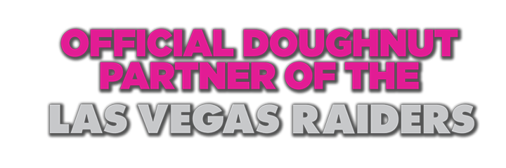 Pinkbox Doughnuts the official doughnut partner of the Las Vegas Raiders