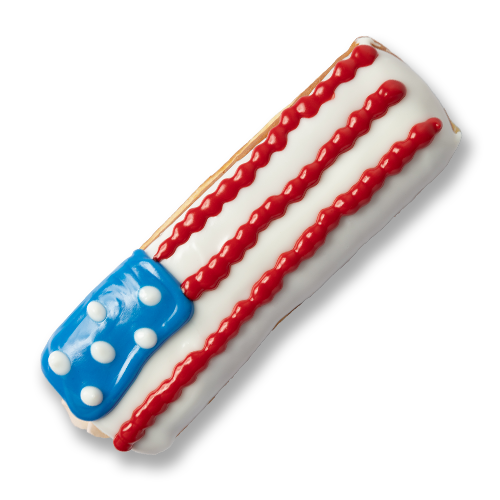 American Flag doughnut