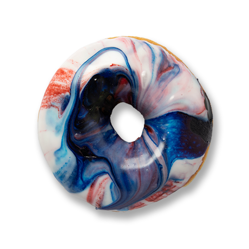Memorial Tie Dye doughnut