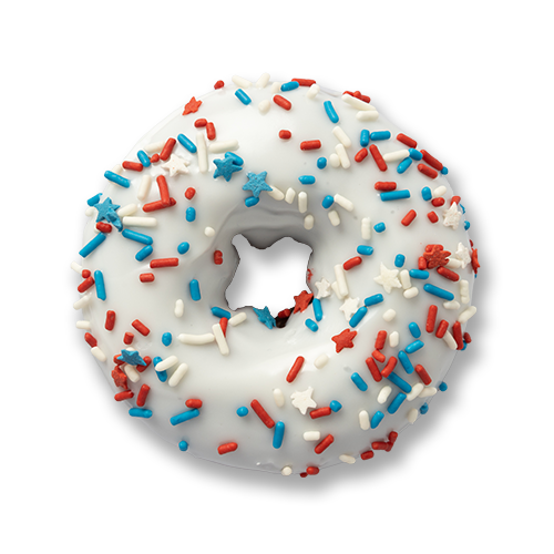 4th of July doughnuts - Pinkbox Doughuts