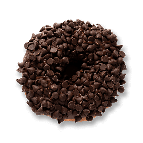 An image of a Chocoholic vegan doughnut