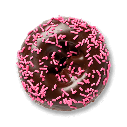 An image of a Chocolate Diva Ring doughnut