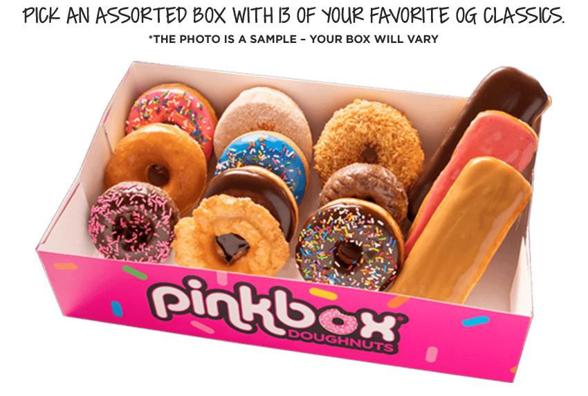 an image of a box of the OG Classics doughnuts