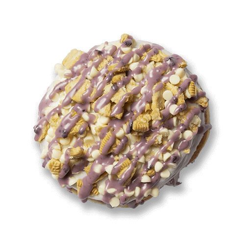 An image of a Mr Blueberry doughnut