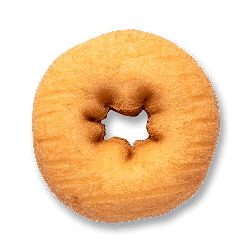 An image of a Plain N Simple doughnut
