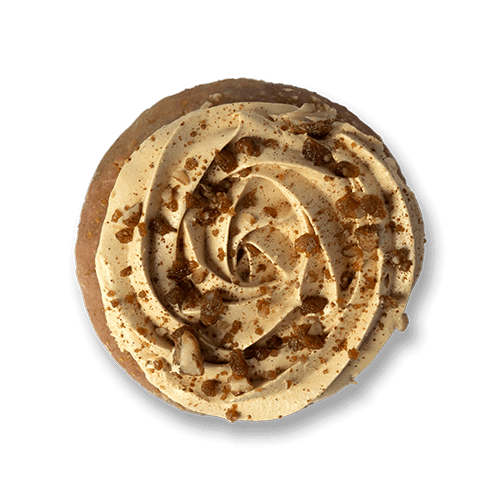 An image of a Pumpkin Spice Latte doughnut