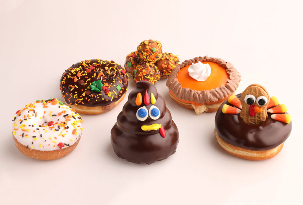 an image of Thanksgiving doughnuts