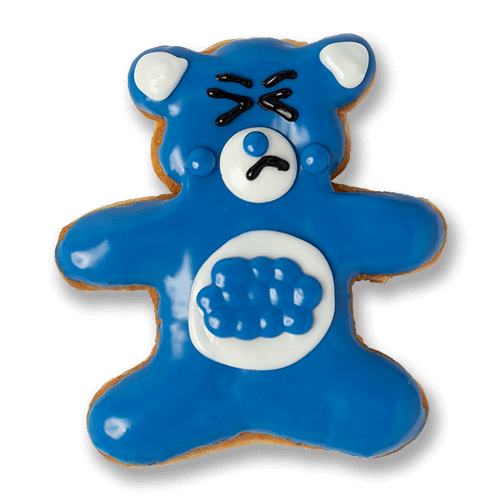 Grumpy Bear Care Bears doughnut