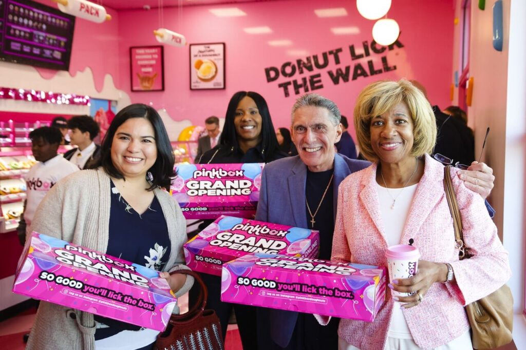 Pinkbox Doughnuts grand opening in North Las Vegas