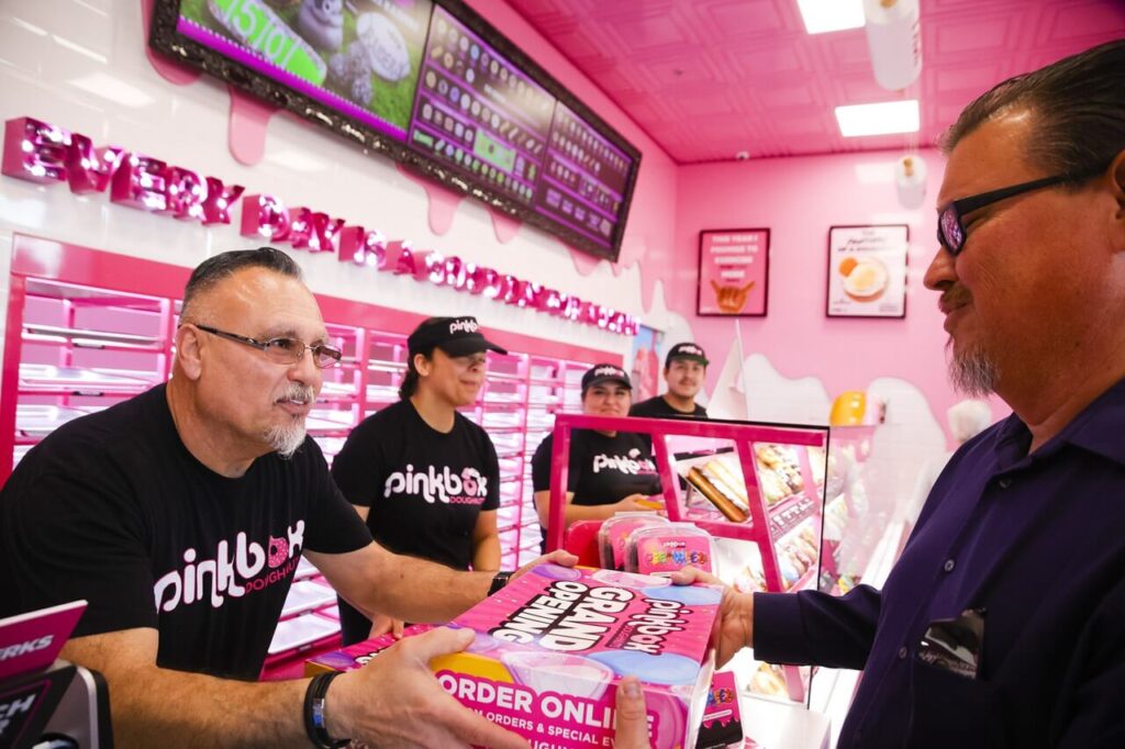 Pinkbox Doughnuts grand opening in North Las Vegas