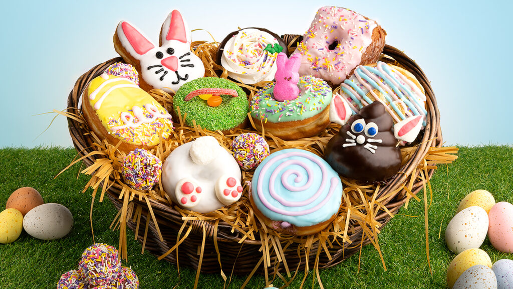 Easter donuts from Pinkbox Doughnuts