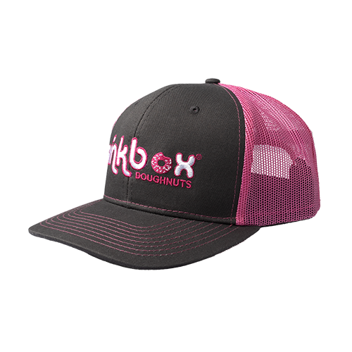 Pink/grey Pinkbox Doughnuts hat