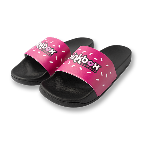 Pinkbox Doughnuts Slides (slippers)
