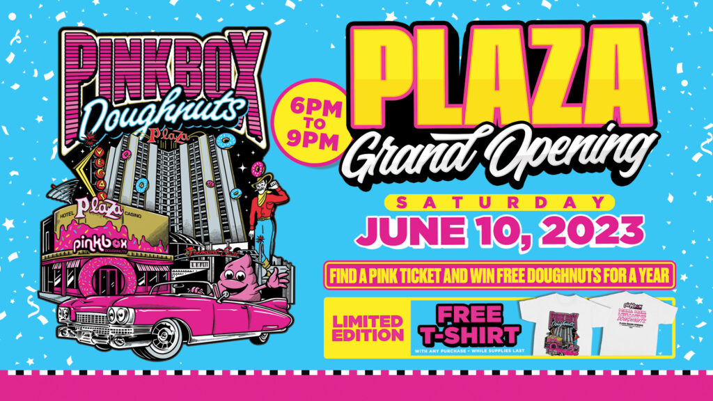 Pinkbox Doughnuts Grand Opening of our new location at the Plaza Hotel 1 Main St