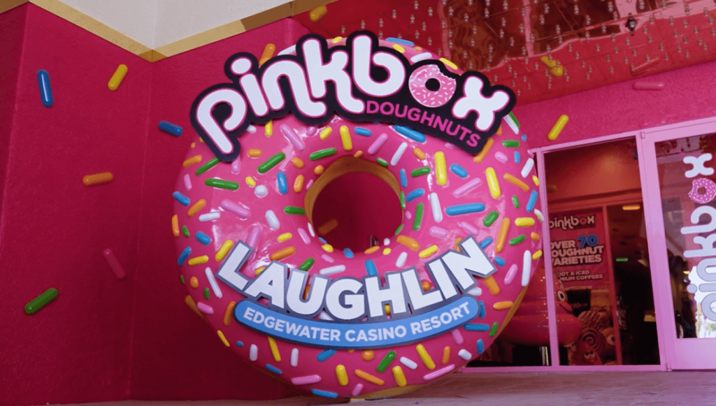 Pinkbox Doughnuts Laughlin now open near Bullhead City, Lake Havasu, Kingman, Mohave