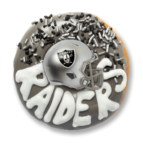 Las Vegas Raiders doughnut
