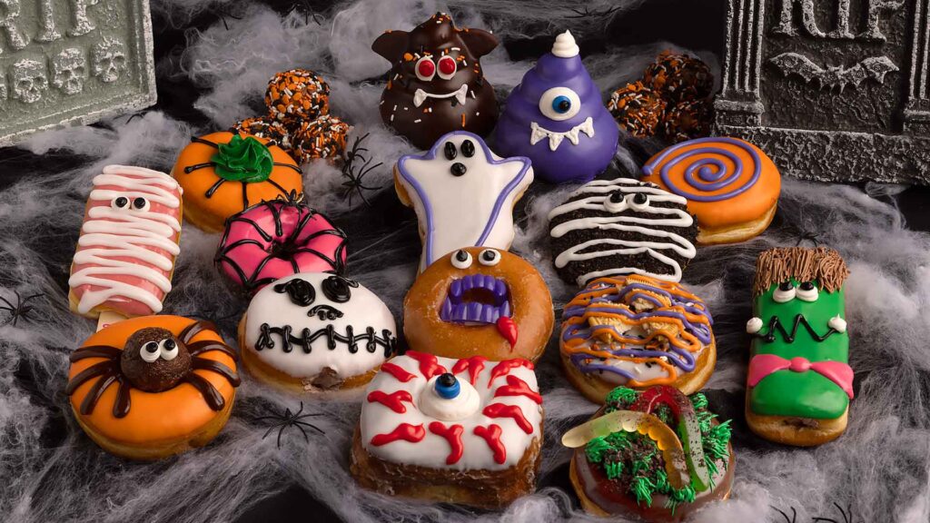 Halloween doughnuts from Pinkbox Doughnuts