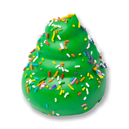 Christmas tree doughnut