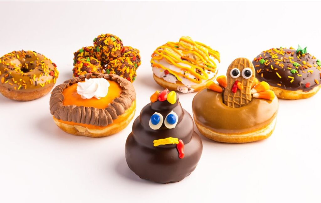 Thanksgiving donuts from Pinkbox Doughnuts