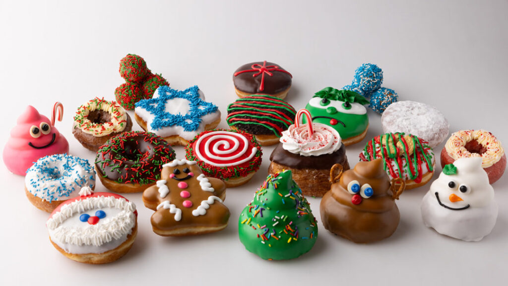 Christmas & Hanukkah doughnuts in Las Vegas