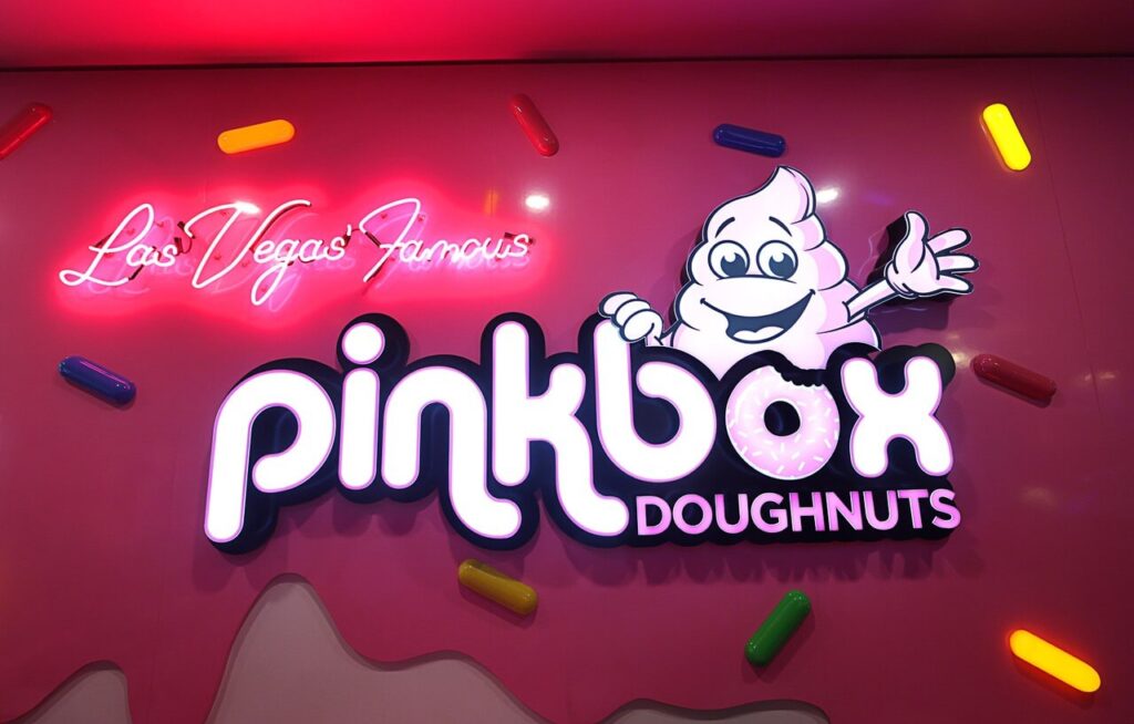 Pinkbox Doughnuts downtown Las Vegas at Plaza hotel