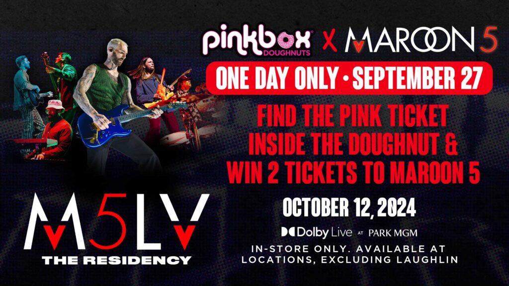 Win tickets to see Maroon 5 in Las Vegas