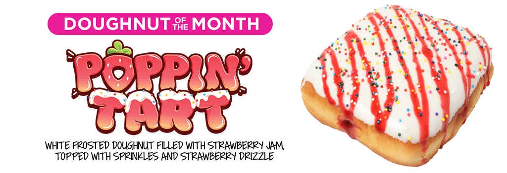 September Doughnut of the Month - 'Poppin' Tart